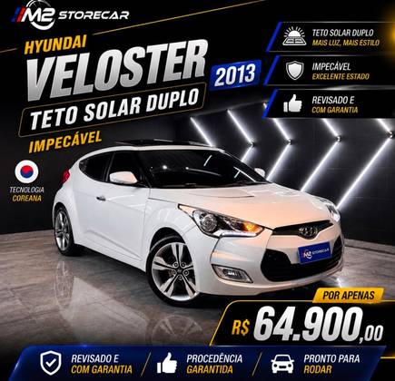 HYUNDAI VELOSTER 1.6 16V GASOLINA 3P AUTOMÁTICO HYUNDAI VELOSTER 1.6 16V GASOLINA 3P AUTOMÁTICO